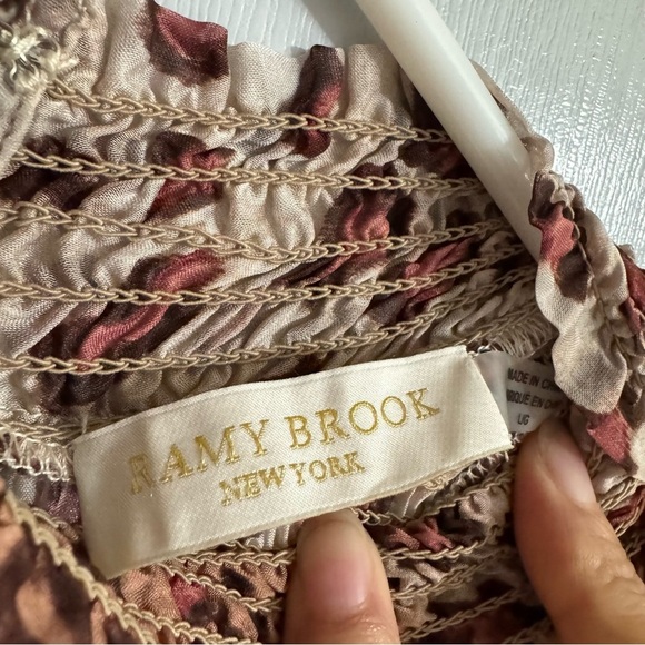 Ramy Brook New York Leopard Print Sleeveless Top Size Large - Picture 11 of 13